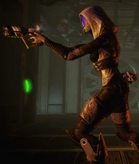 Tali as she appears in Mass Effect 2