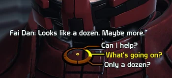 Mass Effect's conversation wheel
