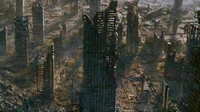 Ein zerstörtes San Fransisco