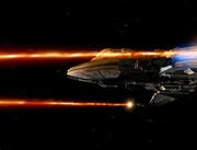 Die Phaser in Aktion.