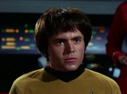 Fähnrich Pavel Chekov bei seinem ersten Brückeneinsatz.