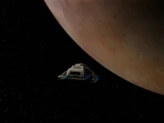 Ein Runabout erreicht Cardassia IV