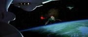 Die USS Excelsior im Gefecht bei Khitomer