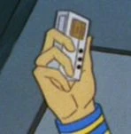 Commander Spock recorded this log entry on this recording device.