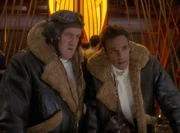 Bashir and O'Brien in costume.