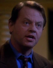 Fred Noonan, shortly after being revived in 2371.
