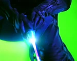 Malcolm Reed using a plasma torch in 2154