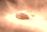 A displacement wave gaining on the USS Voyager
