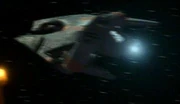 An Aksani starship (2377)