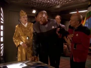 Captain Benjamin Sisko stopping Bajor from joining the Federation