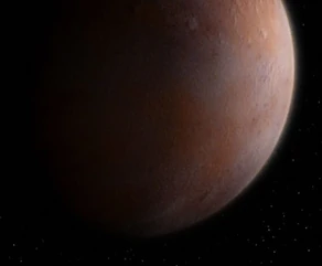 Nelvana III from orbit