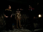 O'Brien, Jake, and Cmdr. Sisko find their way out of the OPU