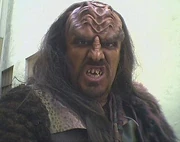 ... as a Klingon soldier