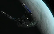Enterprise approaches the planet