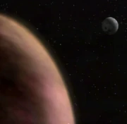 Daled IV and its moon