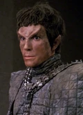Centurion Bochra, a Romulan officer (1989).