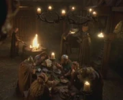 A scene from "Beowulf"