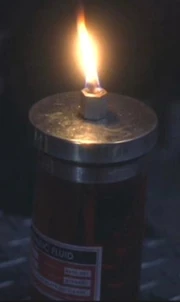 A lamp found in shuttlepods of the 22nd century