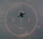 An F-5 Tiger II fighter.