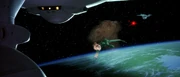 Firing photon torpedoes on Chang's Bird-of-Prey.