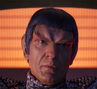 Tomalak, a Romulan Admiral.