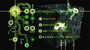 Main menu from Disc 1