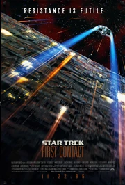 The teaser poster for Star Trek: First Contact
