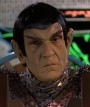 Tomalak confronts Picard in the present