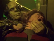 Janeway, sur le point d'être assimilée.