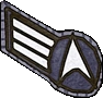 Aarde Starfleet crewman onderscheidingsteken.