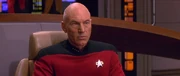 Picard op de brug van de Enterprise, kort voor de verwoesting