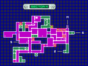 A map of the BSL Station's Sector 4. Includes all item and boss locations.