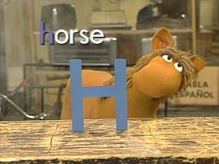 Buster the Horse I have nothing funny to say about Buster and the letter H.