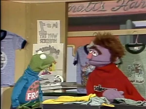 Kermit the Frog with the Salesman