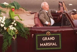 Kermit as the Grand Marshal of the 1996 Parade