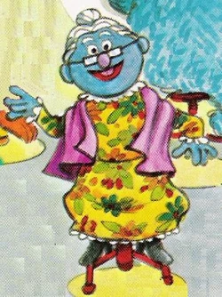 Granny as she appears in the show program.
