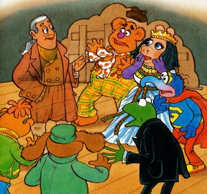 The ghost of John Stone startling the Muppets