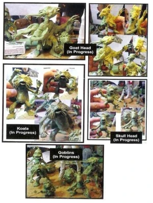 Works in progress from "Lee's Toy Review"