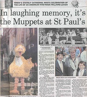 Newspaper coverage of the London memorial