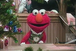 Elmo's Christmas appearance