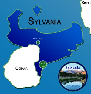Sylvania: states, cities and towns