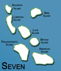 Seven's most southern island is American Island