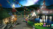 The beginning part of the game right before Bowser attacks.