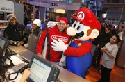 Fans (and Mario) getting hyped up for the big release.