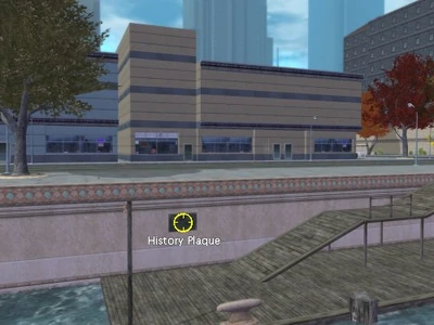 Monument 1, located in Founders' Falls. Click image for larger version.