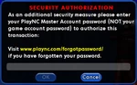 Transfer security authorization.