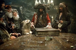 Teague unlocks the Pirata Codex.