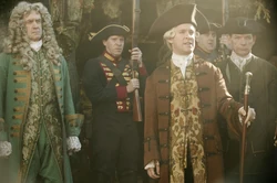 Weatherby Swann aboard the Flying Dutchman.