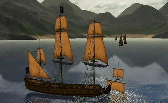 Picture of a 'Capricieux' Frigate (Civilian)