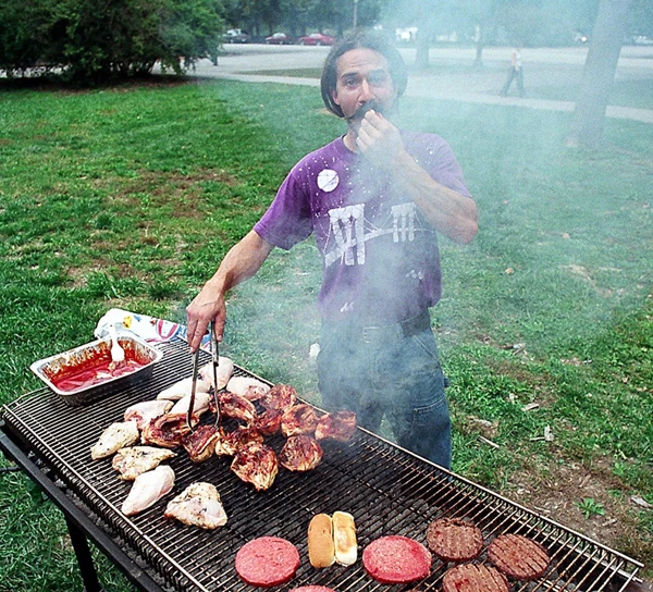 Grilling guy